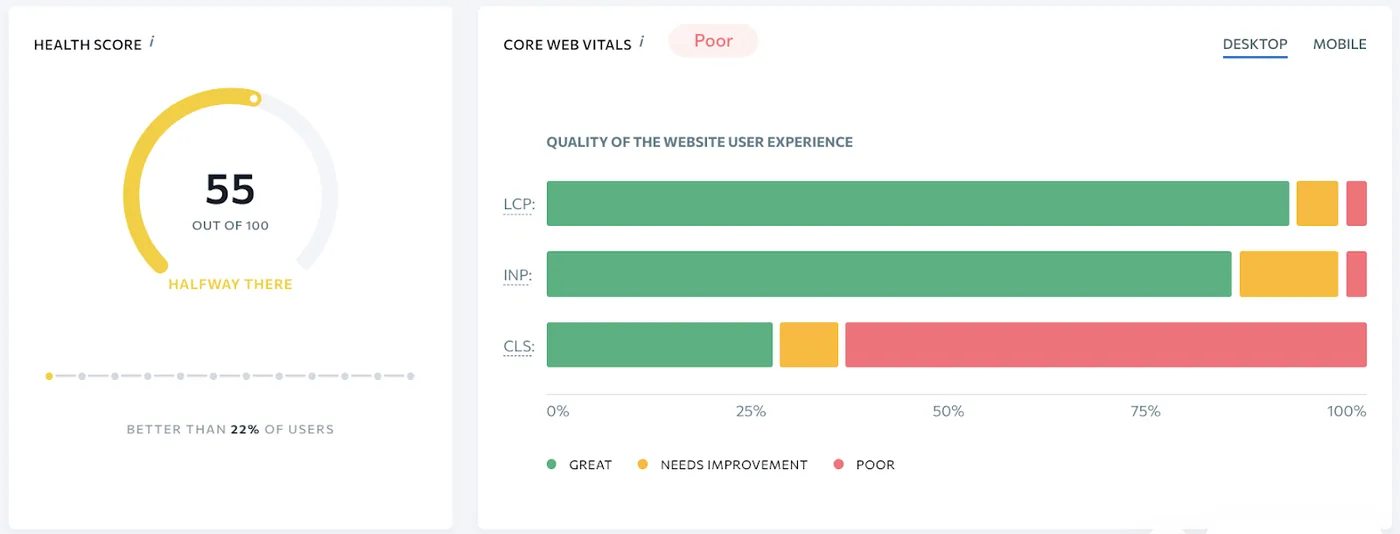 Optimizing for mobile user experience