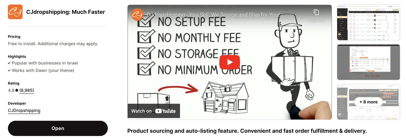 5. CJ Dropshipping