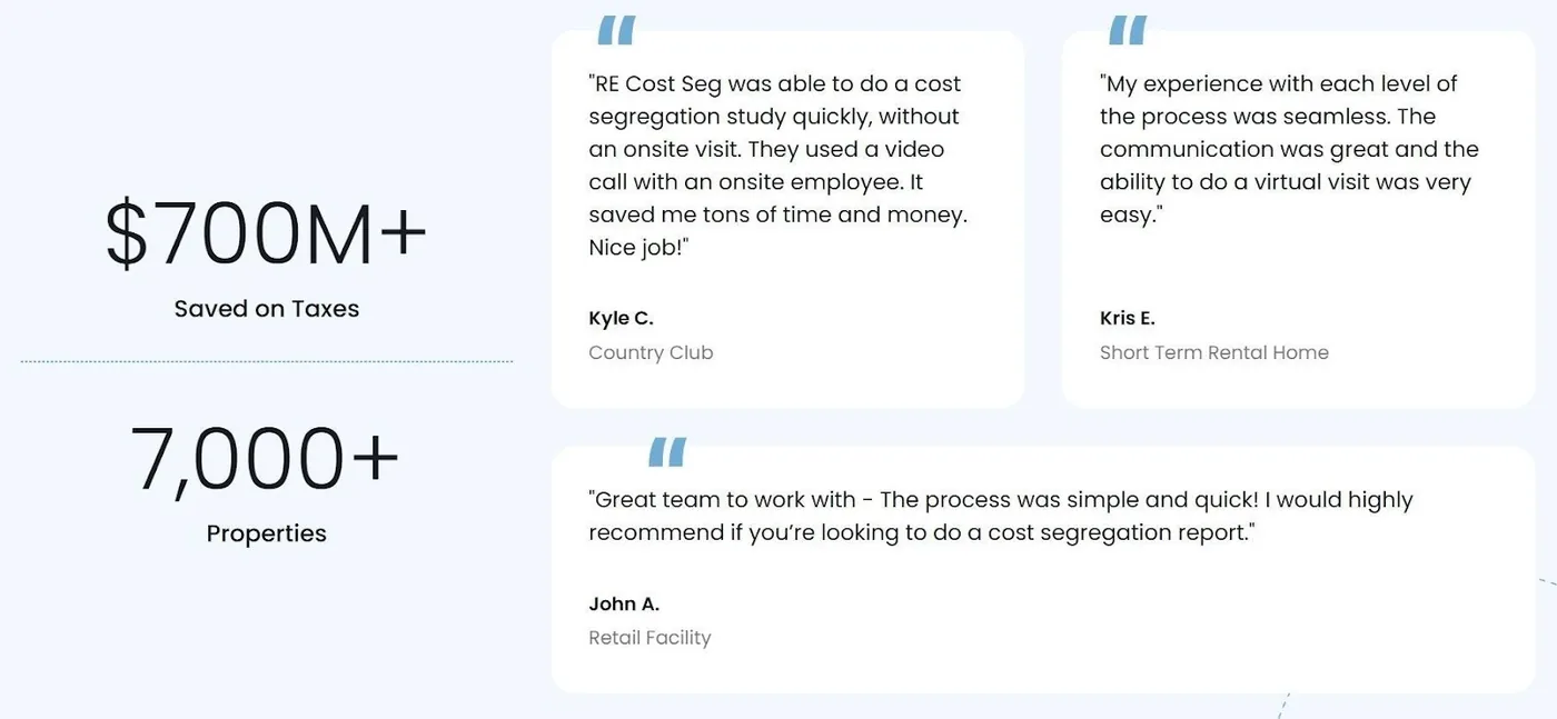 Place Strategic Customer Testimonials
