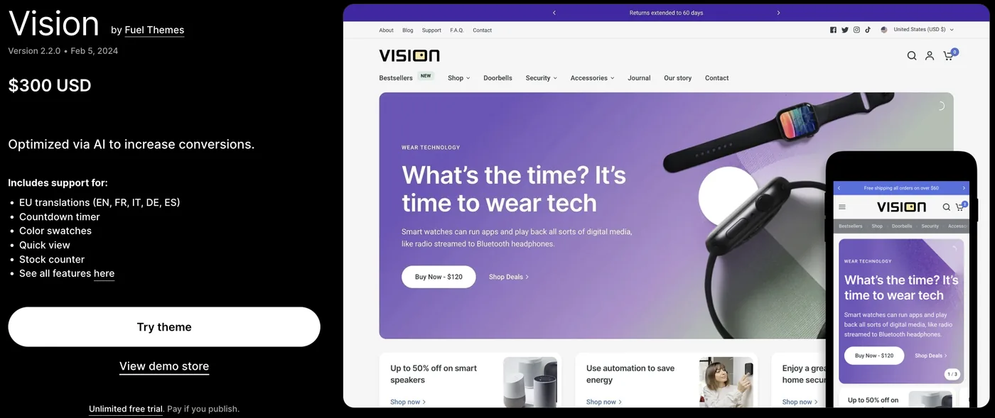 Vision Theme